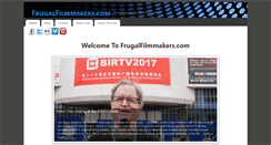 Desktop Screenshot of frugalfilmmakers.com