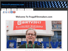 Tablet Screenshot of frugalfilmmakers.com